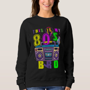 Sudadera La cultura retro de la moda de los años 80: Disco