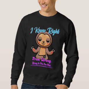 Sudadera La curiosa cita de Sarcasm de Wrong's