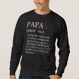Sudadera La definición de papá es como un abuelo normal sol