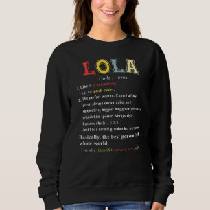 Sudadera La definición divertida de las mujeres Lola