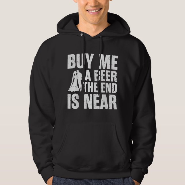 Sudadera La Despedida de Soltero del Novio Fiesta de Boda (Anverso)