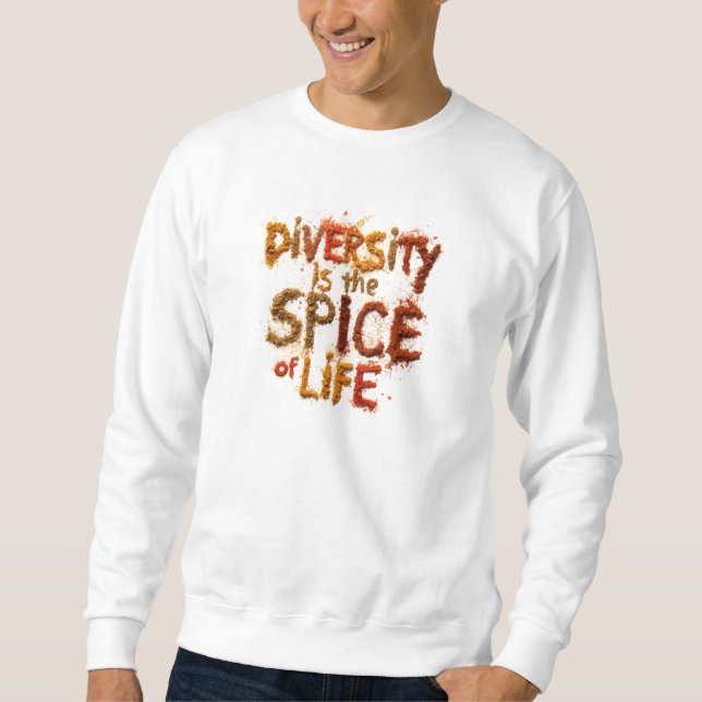 Sudadera La diversidad es la sal de la vida - Espacio segur (Anverso)