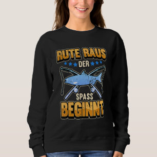 Sudadera La Diversión Comenzó A Pescar.