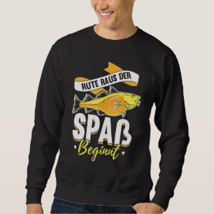 Sudadera La Diversión De La Pesca Empieza A Decir Fischer