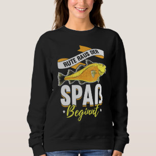 Sudadera La Diversión De La Pesca Empieza A Decir Fischer