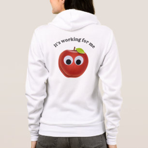Sudadera La divertida Manzana Roja con los ojos en Google