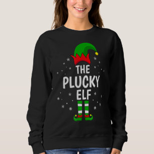 Sudadera La divertida navidad de la familia The Plucky Elf