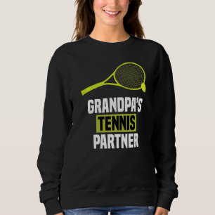 Sudadera La divertida partida de tenis del abuelo