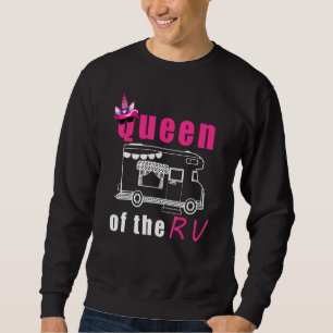 Sudadera La Divertida Reina De Rv Tee Para La Femenina De G