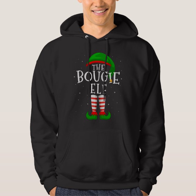 Sudadera La divertida relación de Bougie Elf con los Navida (Anverso)