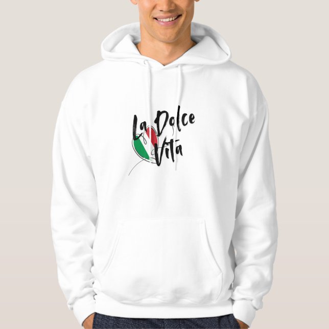 SUDADERA LA DOLCE VITA ,THE ITALIAN SWEET LIFE (Anverso)
