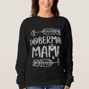 Sudadera La dueña de Doberman Lover Funny Dobie Dog Mom Gif