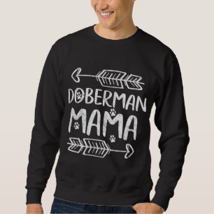 Sudadera La dueña de Doberman Lover Funny Dobie Dog Mom Gif