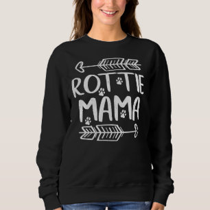Sudadera La dueña de Rottie Mama Rottweiler Lover Funny Dog