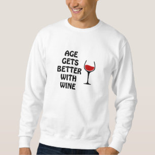Sudadera La Edad Mejora Con El Vino