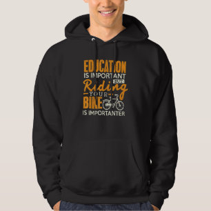 Sudadera La Educación En Ciclismo Es Importante En Biciclet