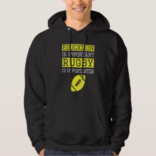 Sudadera La educación es importante.