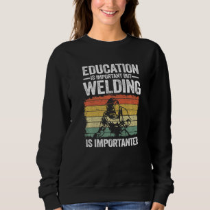 Sudadera La Educación Es Importante, Pero El Acoso Es Impor