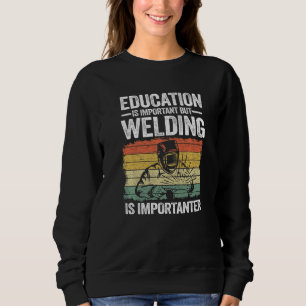 Sudadera La Educación Es Importante, Pero El Acoso Es Impor