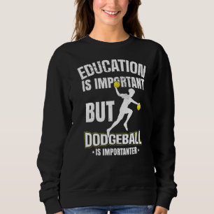 Sudadera La Educación Es Importante, Pero El Béisbol Es Imp
