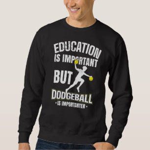 Sudadera La Educación Es Importante, Pero El Béisbol Es Imp