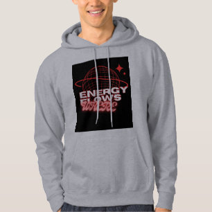 Sudadera La energía fluye donde va la atención, descarga in