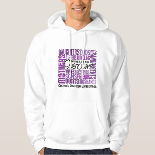 Sudadera La enfermedad de Crohn cuadrada de la familia
