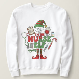 Sudadera La Enfermera Favorita de Santa Profesional Navidad