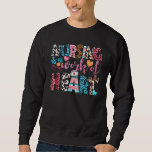 Sudadera La Enfermería Es Un Trabajo Del Corazón Semana De