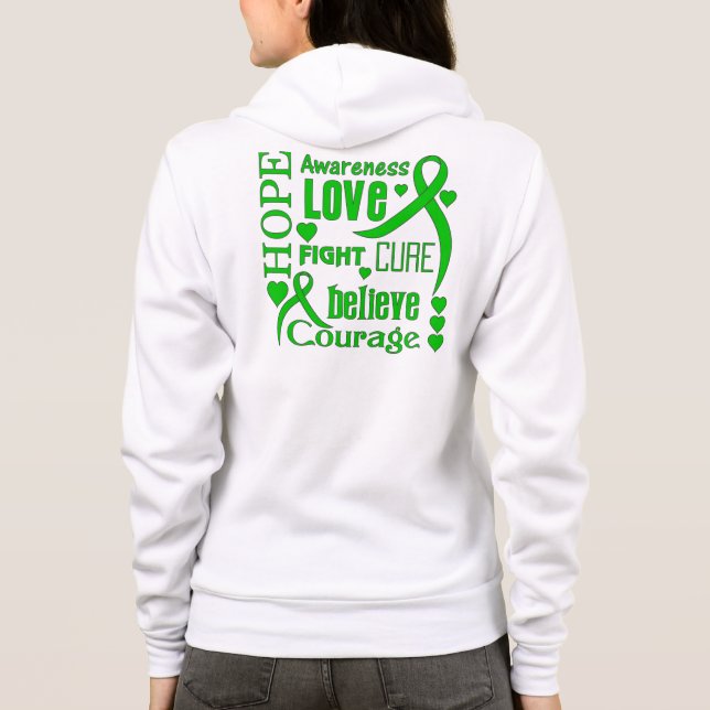 Sudadera La esperanza del desorden bipolar redacta el (Reverso)