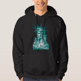 Sudadera La estatua de Liberty Black
