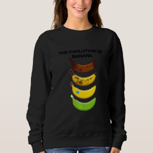 Sudadera La Evolución De Los Tees Gráficos De Banana Y El D