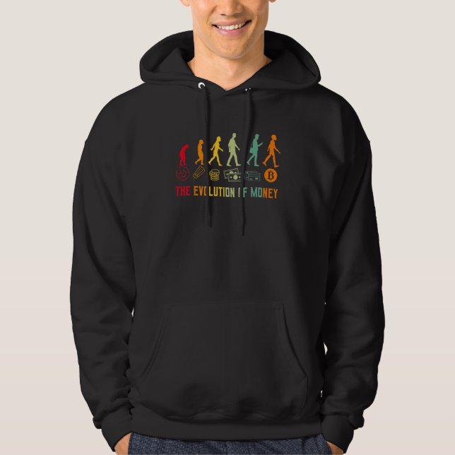 Sudadera La Evolución Del Dinero Bitcoin Btc Crypto Cryptoc (Anverso)