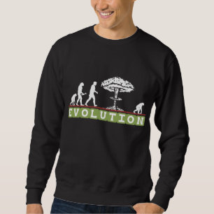 Sudadera La evolución divertida se desarrolla