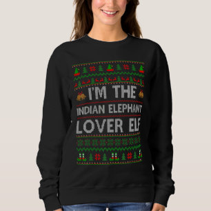 Sudadera La familia coincide con el elefante indio Chris