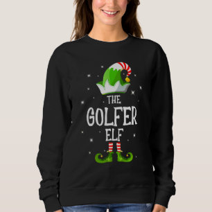 Sudadera La familia de elfos golfistas Grupo coincidente Na