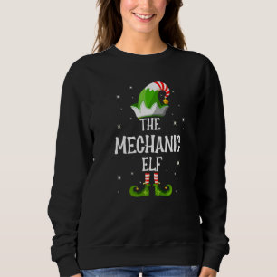 Sudadera La Familia De Elfos Mecánicos Grupo De Navidad