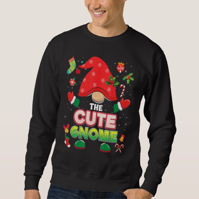 Sudadera La familia de los gnomes más guapa Feliz Navidad P (Anverso)