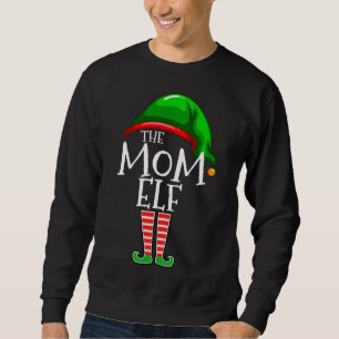 Sudadera La familia de mamá Elf, Navidades coincidentes, re