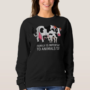 Sudadera La Familia Es Importante Para Los Animales Demasia