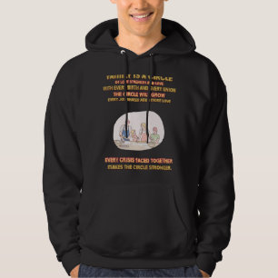 Sudadera La Familia Es Un Círculo De Amor, Cita De Fuerza S
