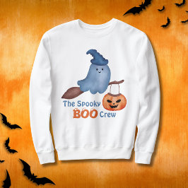 Sudadera La familia espeluznante de Boo Halloween coincidie
