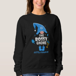 Sudadera La familia judía Bossy Gnome coincide con Hanuk fe