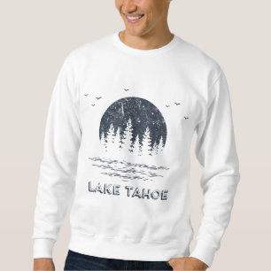 Sudadera La familia Moon de los árboles del lago Tahoe Vaca