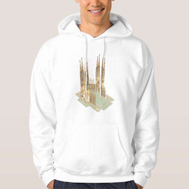 Sudadera La familia santa Antonio Gaudi. Barcelona España (Anverso)