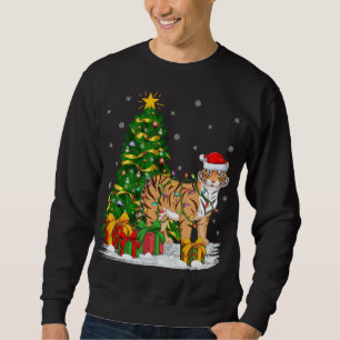 Sudadera La familia Tiger Lover Xmas coincide con el tigre