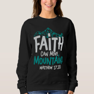 Sudadera La fe cristiana puede mover montañas Jesucristo Sa