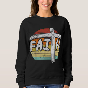 Sudadera La fe cruza el ocaso Dios religioso Jesús Cristian