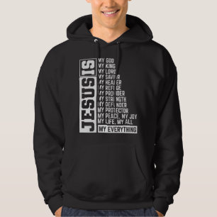 Sudadera La fe cruza la religión cristiana Jesús El Señor R