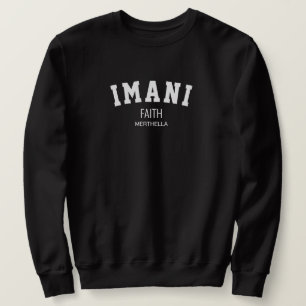 Sudadera La fe de Kwanzaa IMANI personalizada